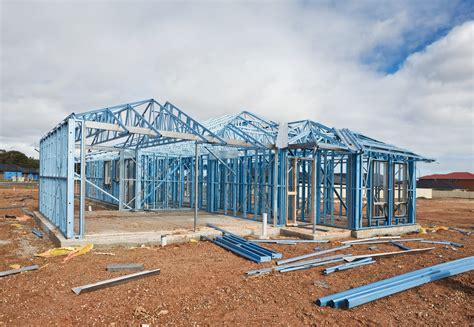 house with metal studs|plexiglass frames with metal studs.